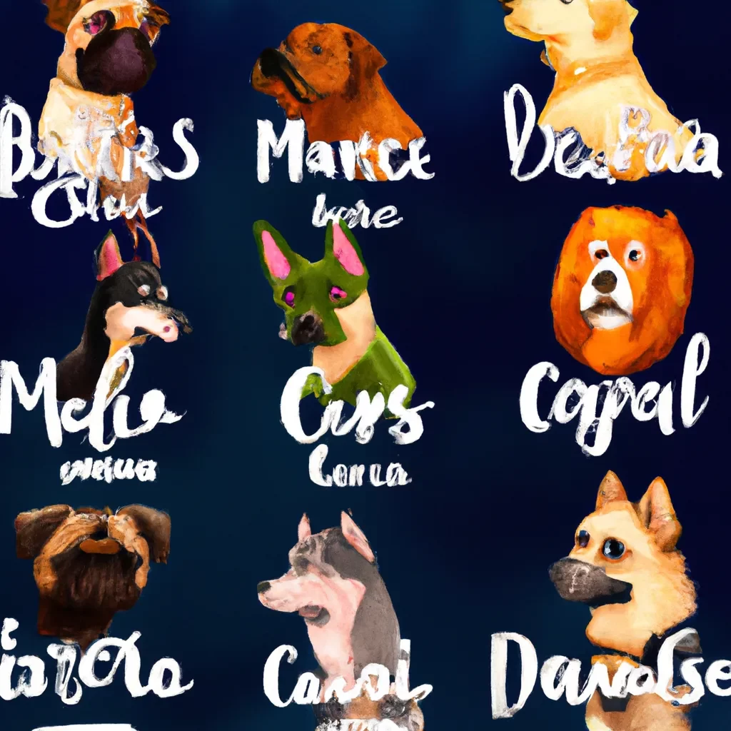 Fotos nomes para cachorros machos