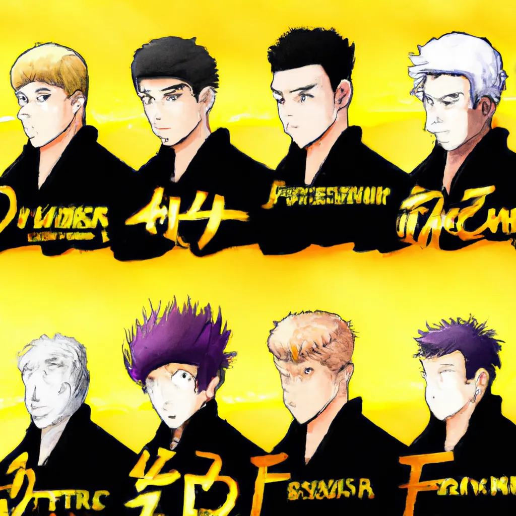Fotos nomes dos personagens de jujutsu kaisen