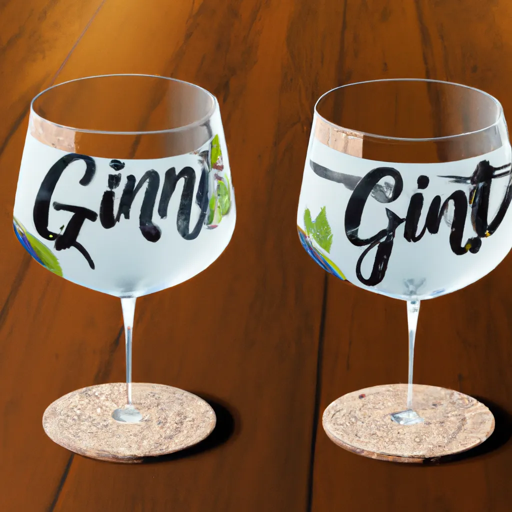 Fotos tacas de gin personalizadas com nome