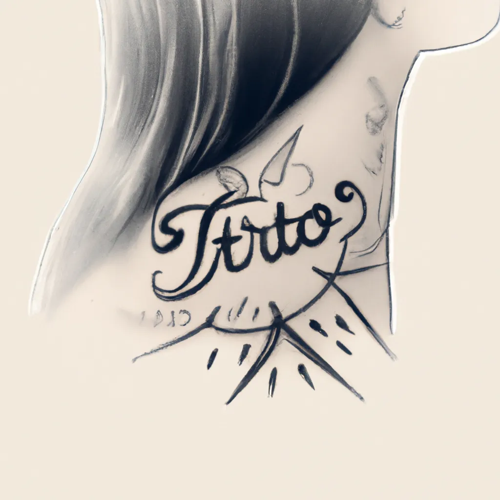 Fotos tatuagem nomes no pescoco