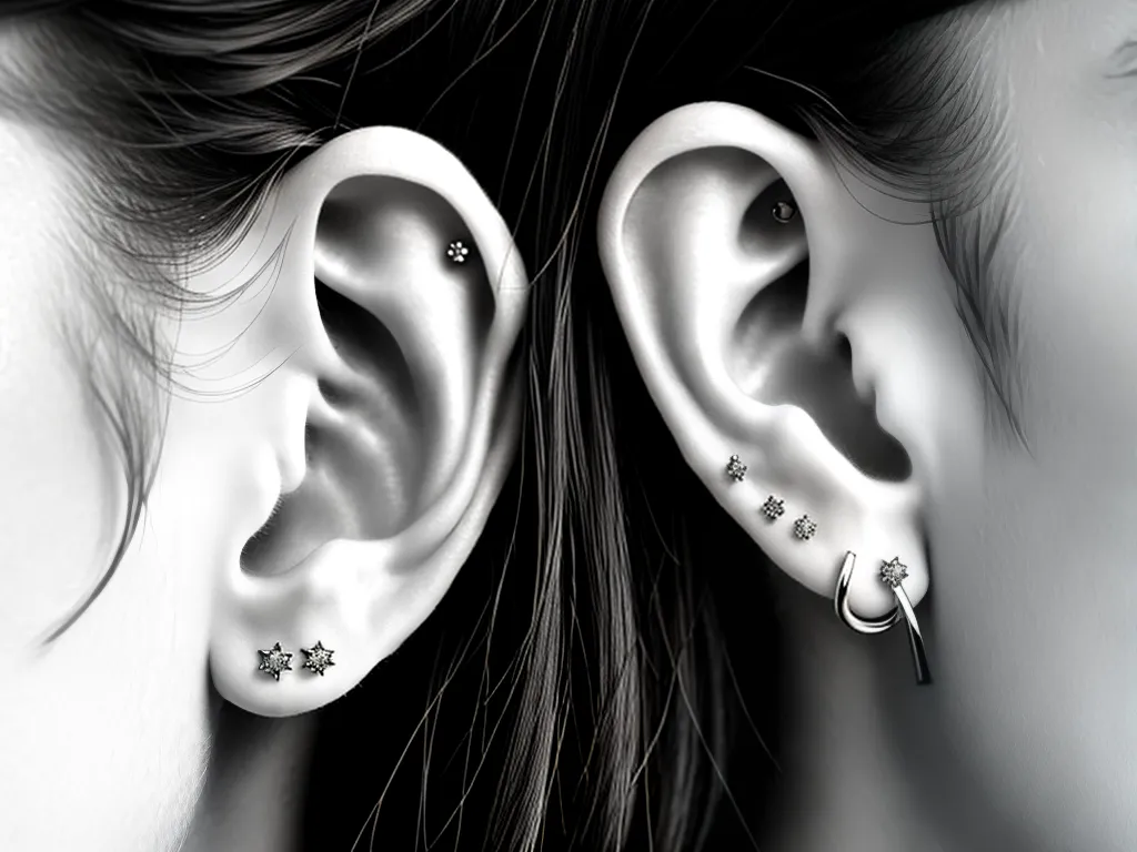 Fotos Os furos na orelha sao chamados de perfuracoes auriculares