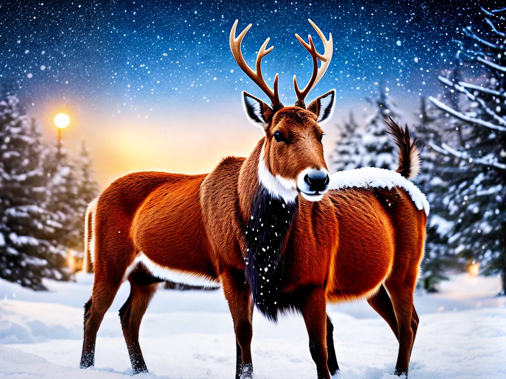 Natureza O nome da rena do nariz vermelho e Rudolph