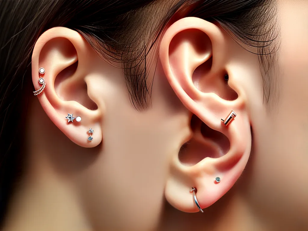 Planta Os furos na orelha sao chamados de perfuracoes auriculares